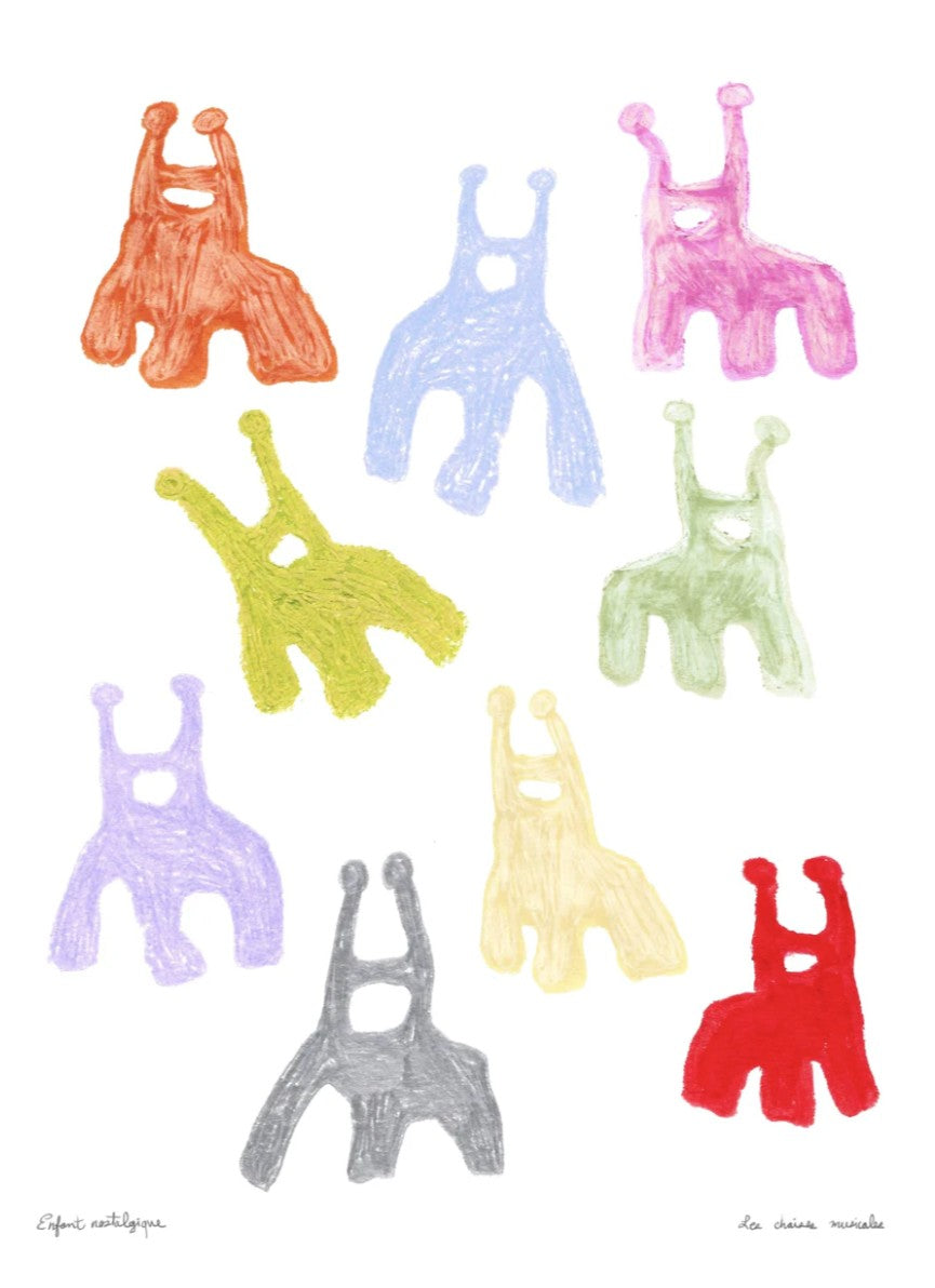 Illustration ''Les chaises musicales no1''