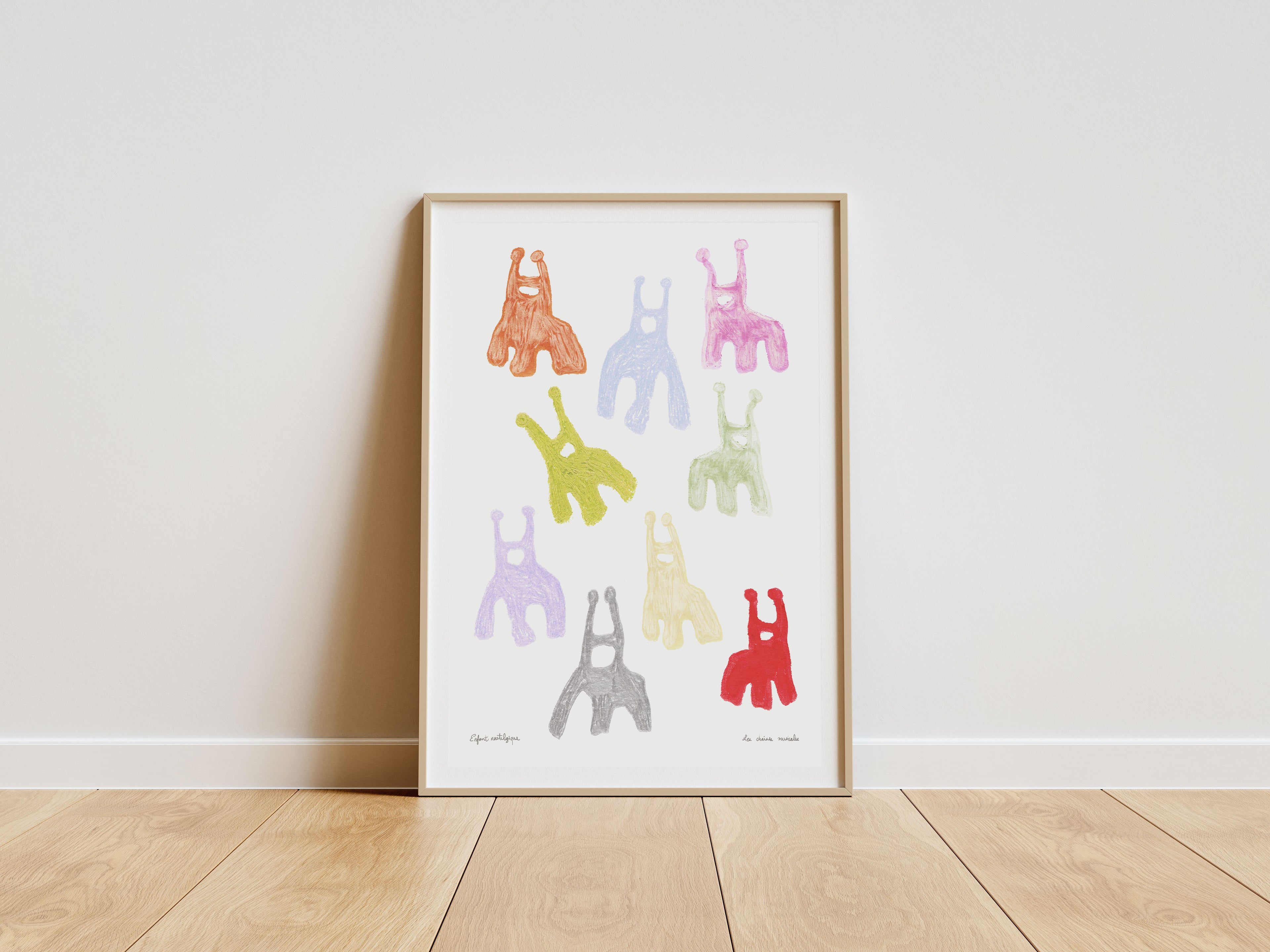 Illustration ''Les chaises musicales no1''