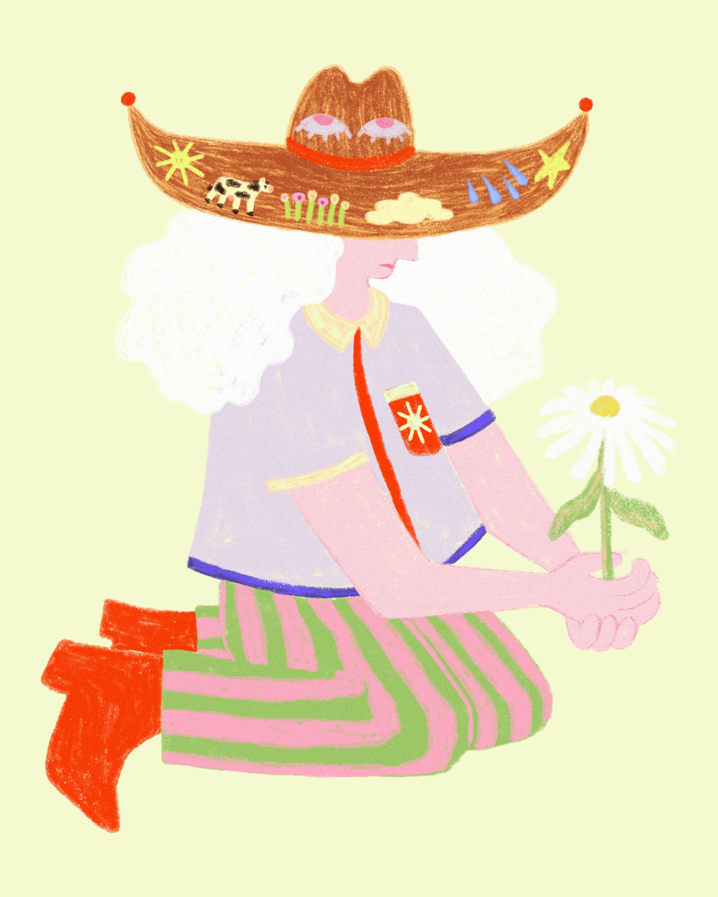 Illustration ''La jardinière''